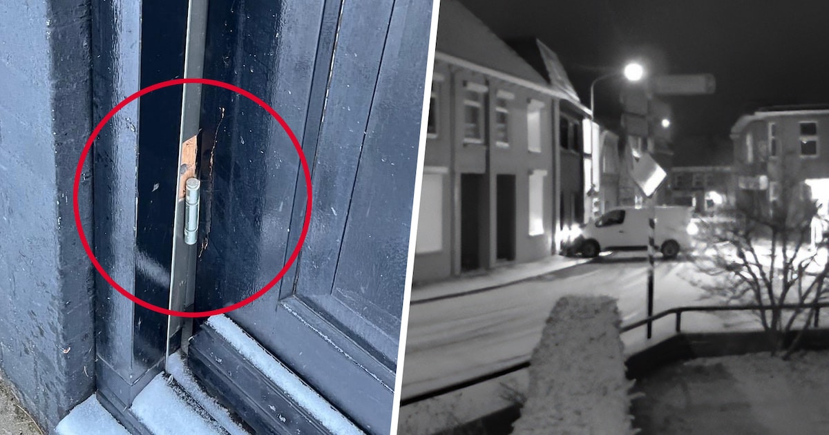 Schade aan huis na glijpartij van wit busje, automobilist rijdt door: ‘Kan gebeuren, maar meld het g