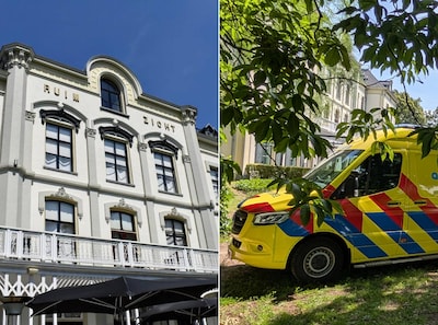 Groep kinderen komt lopend van de gym en houdt plots de pas in: ‘Juf! Er ligt iemand in het water!’