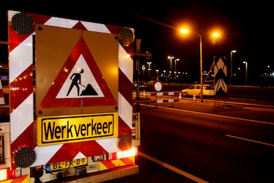 Nachtelijke afsluitingen op A6 tussen Lelystad-Noord en Urk