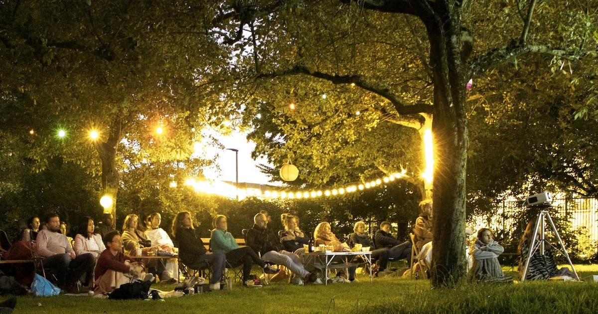 Buitenbioscoop in Ermelo: twee avonden films op veld in dorpshart