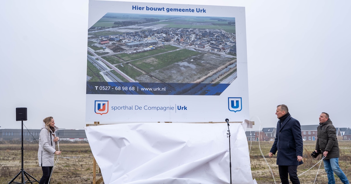 Gemeente Urk onthult naam nieuwe sporthal Zeeheldenwijk
