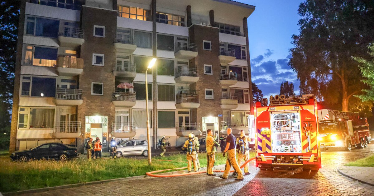 Woningbrand op Vreeland in Amersfoort