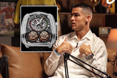Cristiano Ronaldo draagt horloge van 1 miljoen euro, waarvan er slechts 18 zijn gemaakt