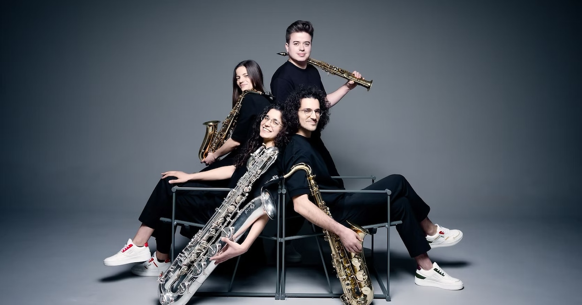 Maat Saxophone Quartet speelt in Mook