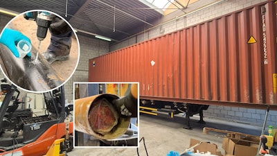 Voor 25 miljoen aan coke verstopt in schroot: man uit Almere opgepakt